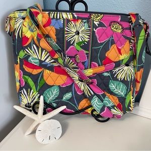 Vera Bradley Crossbody Mailbag Purse Jazzy Blooms